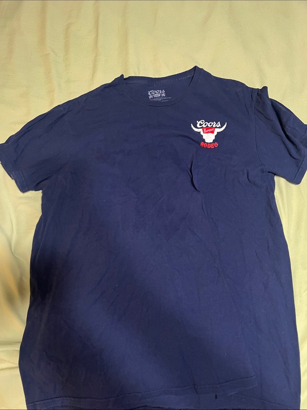 Coors Rodeo Navy Short-Sleeve Men's Tee